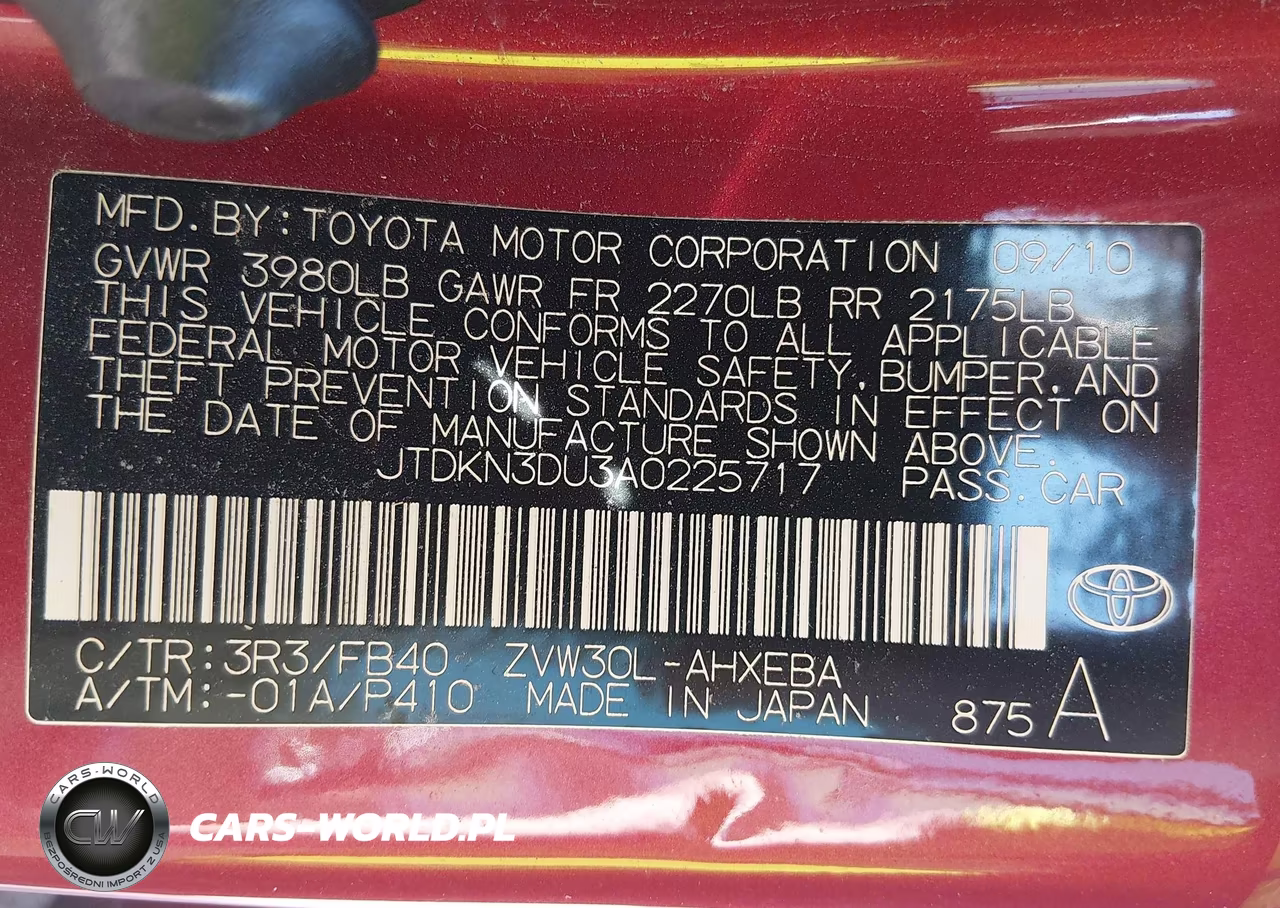 2010 Toyota Prius Ii VIN:JTDKN3DU3A0225717 - 9