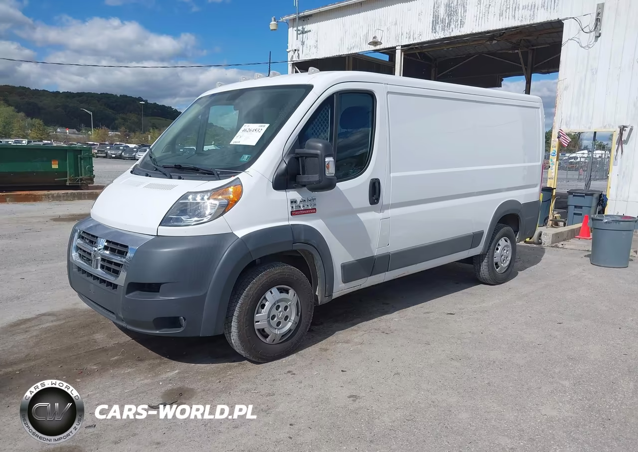 2017 Ram Promaster 1500 Low Roof 136 Wb VIN:3C6TRVAG2HE534249 - 2
