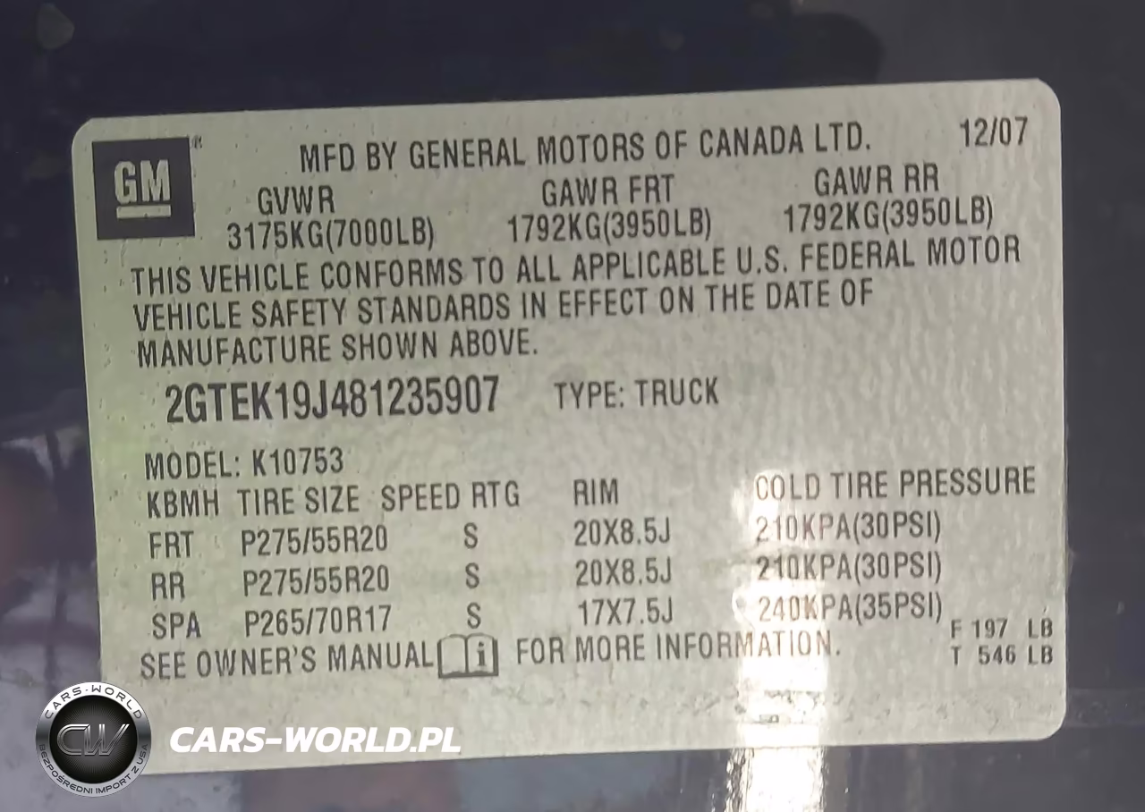 2008 GMC Sierra 1500 Sle1 VIN:2GTEK19J481235907 - 9