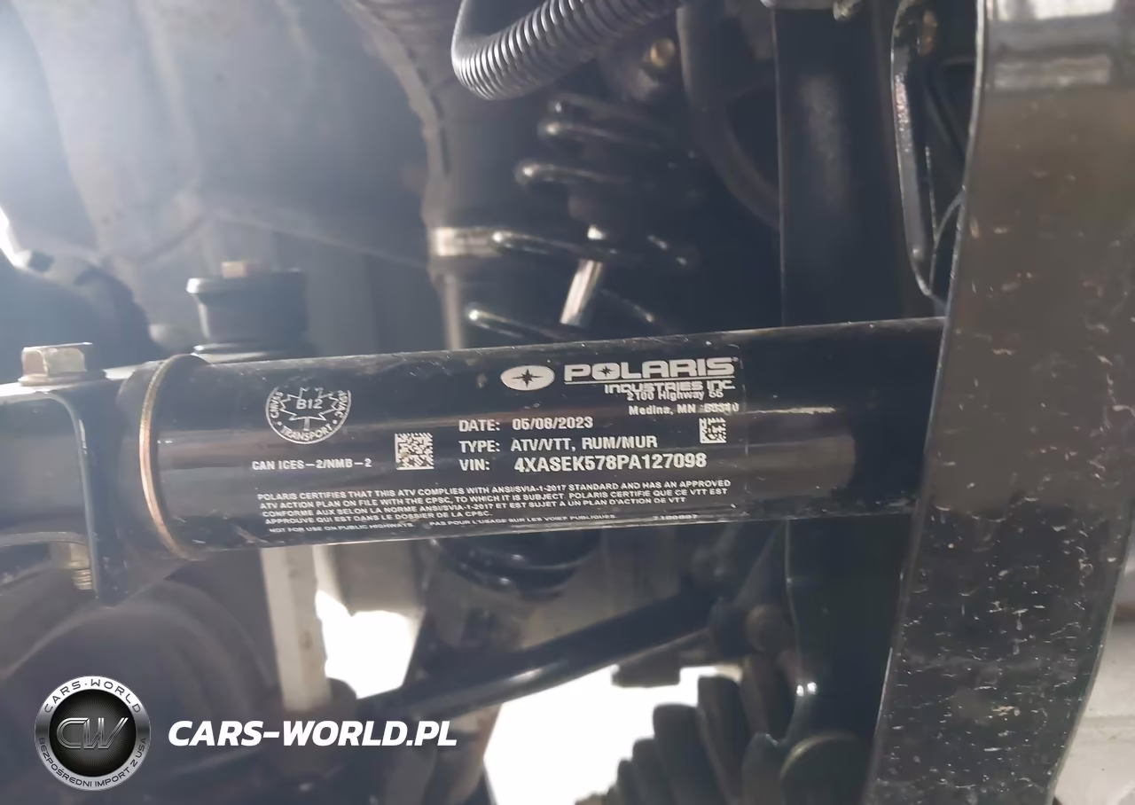 2023 Polaris Sportsman 570 Utility Hd Le VIN:4XASEK578PA127098 - 10