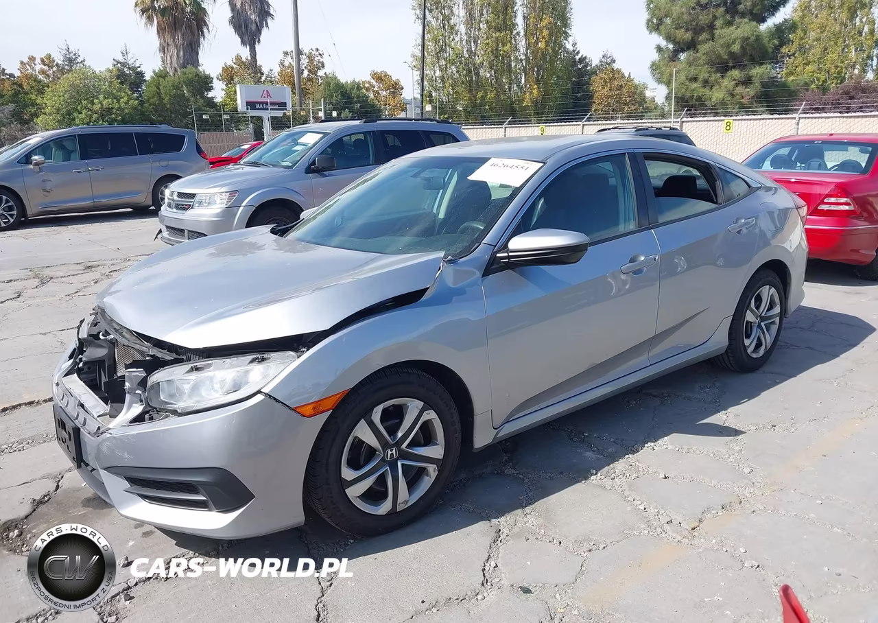 2016 Honda Civic Lx VIN:19XFC2F54GE205001 - 2