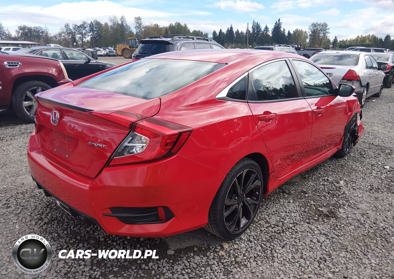 2020 Honda Civic Sport VIN:2HGFC2F85LH509416 - 4
