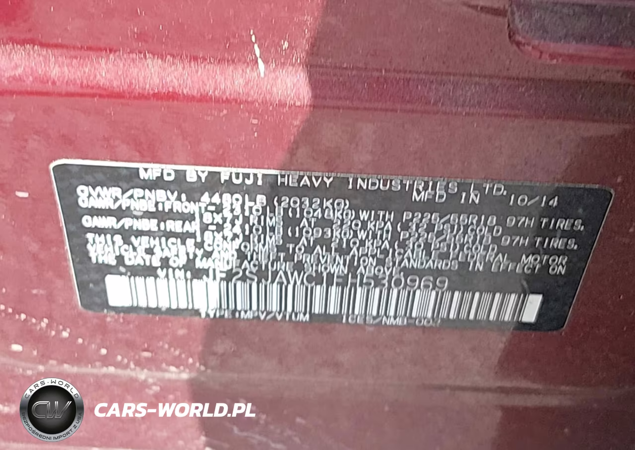 2015 Subaru Forester 2.5I Touring VIN:JF2SJAWC1FH530969 - 9