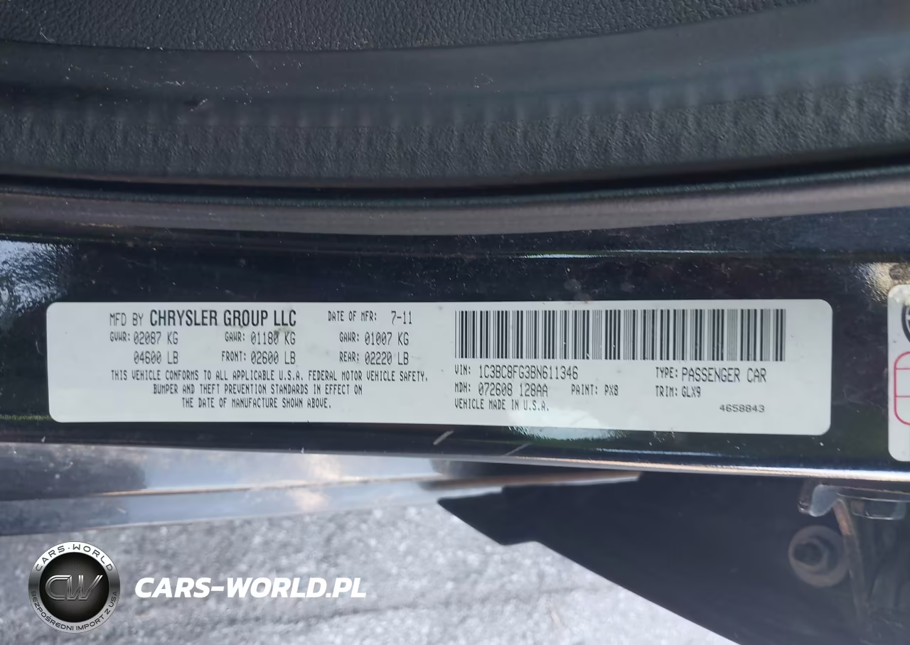 2011 Chrysler 200 S VIN:1C3BC8FG3BN611346 - 9