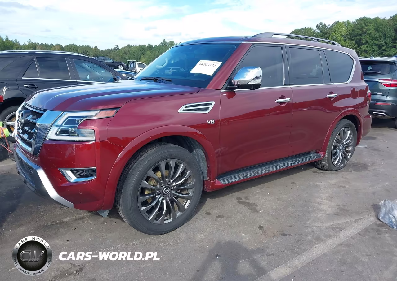 2021 Nissan Armada Platinum 4Wd VIN:JN8AY2DB8M9792652 - 2