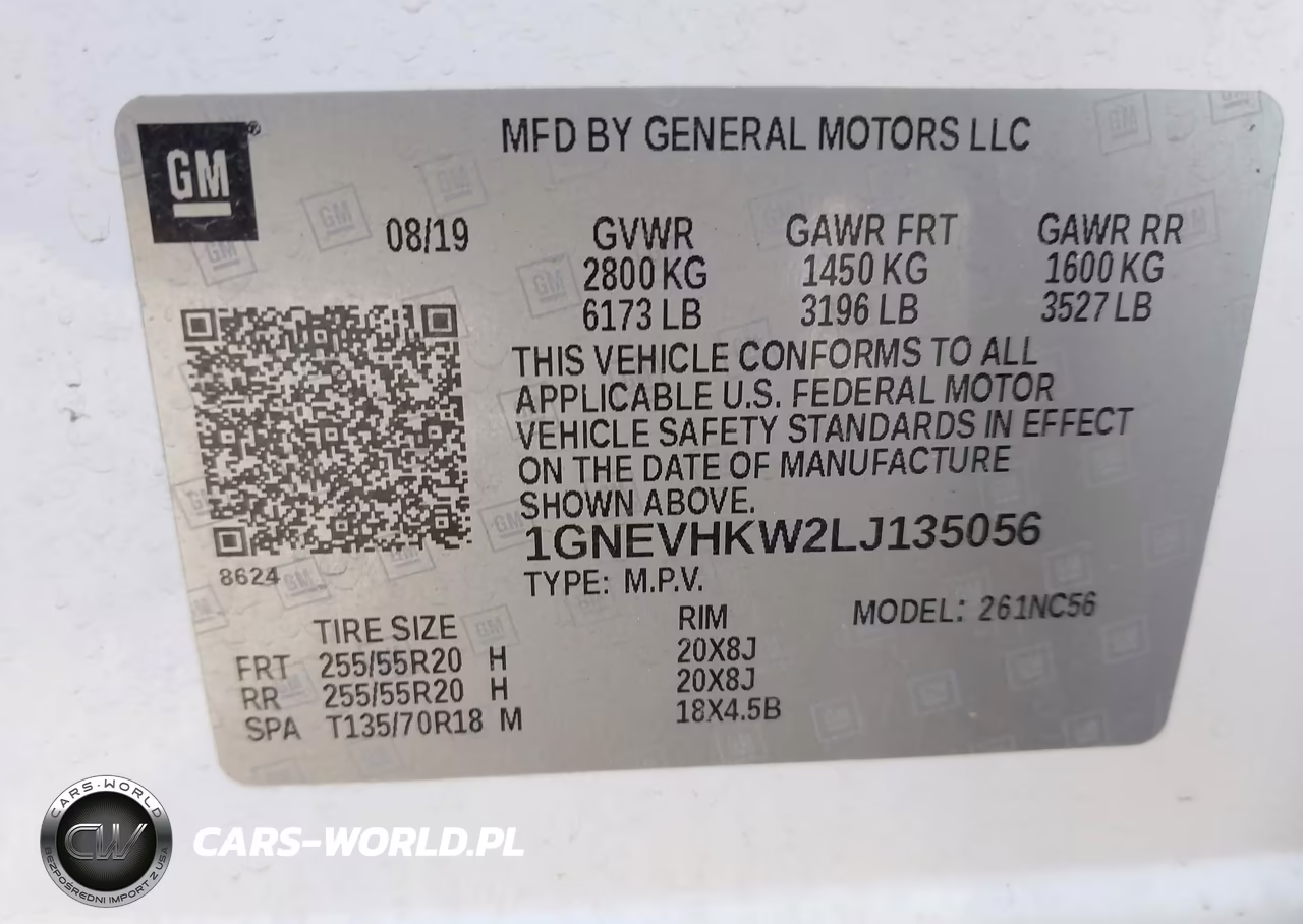 2020 Chevrolet Traverse Awd Lt Leather VIN:1GNEVHKW2LJ135056 - 9