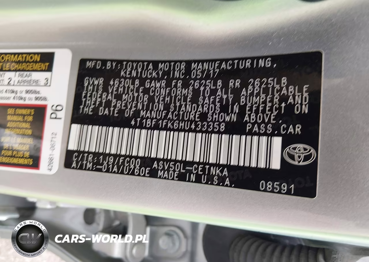 2017 Toyota Camry Le VIN:4T1BF1FK6HU433358 - 9