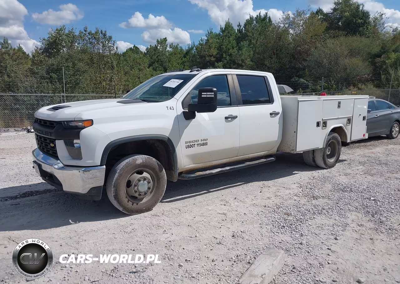 2022 Chevrolet Silverado 3500Hd Chassis Work Truck VIN:1GB4YSE72NF256760 - 2