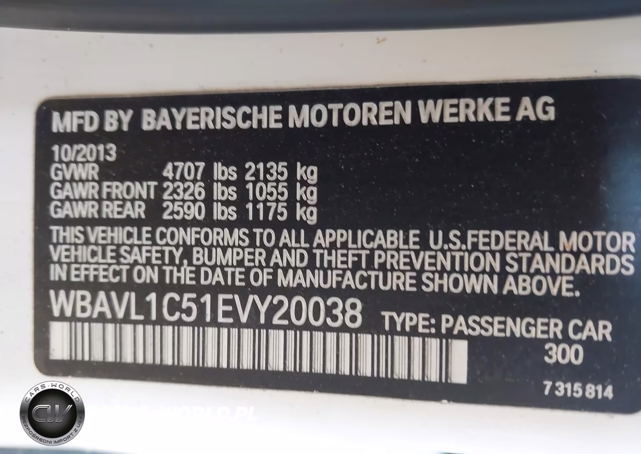 2014 BMW X1 xDrive28I VIN:WBAVL1C51EVY20038 - 9