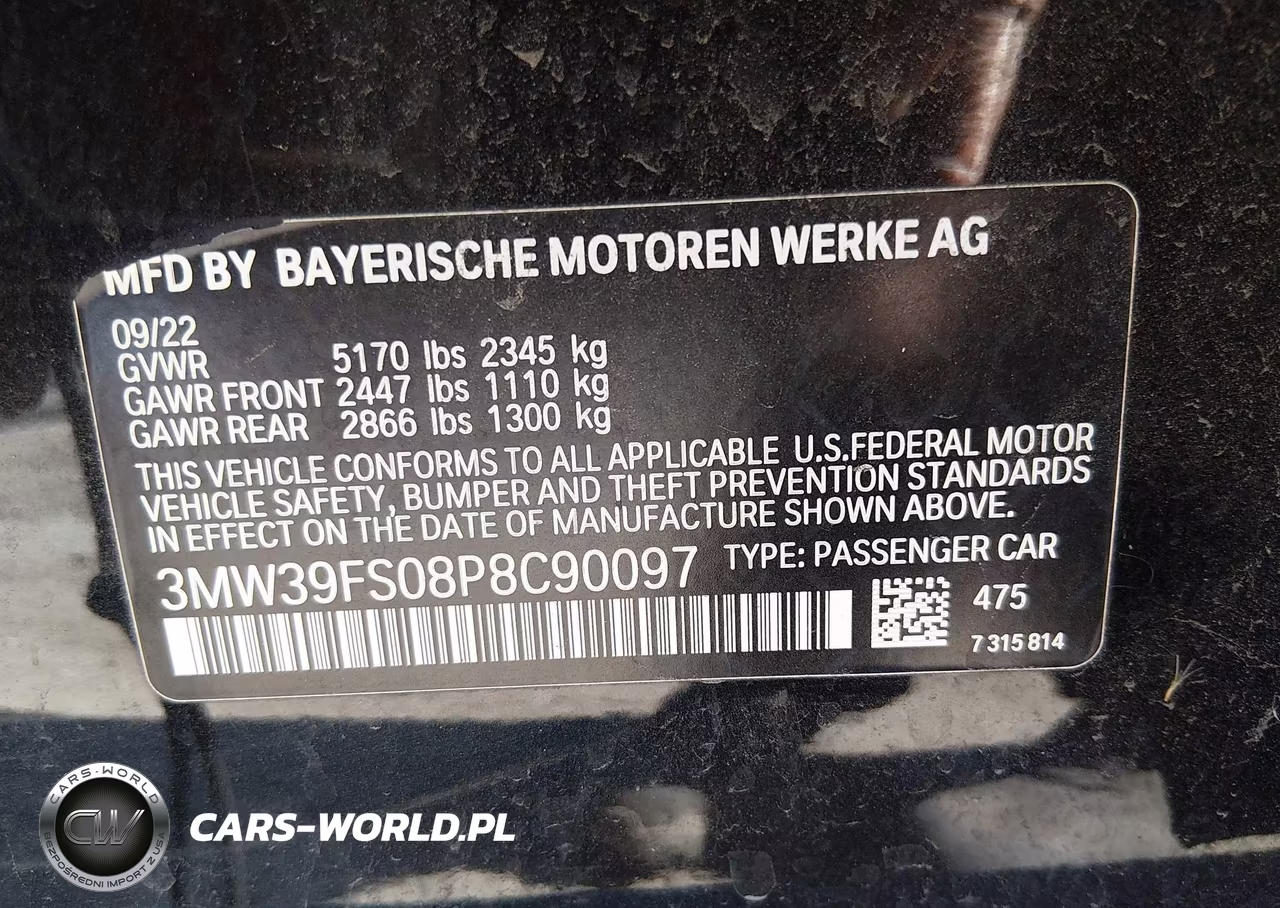 2023 BMW 330E xDrive VIN:3MW39FS08P8C90097 - 17