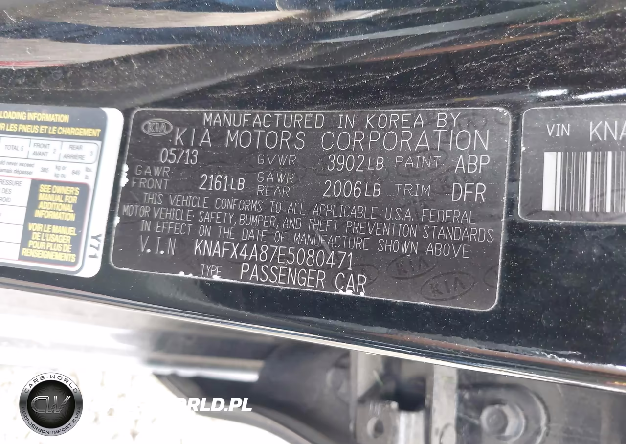 2014 Kia Forte Ex VIN:KNAFX4A87E5080471 - 9