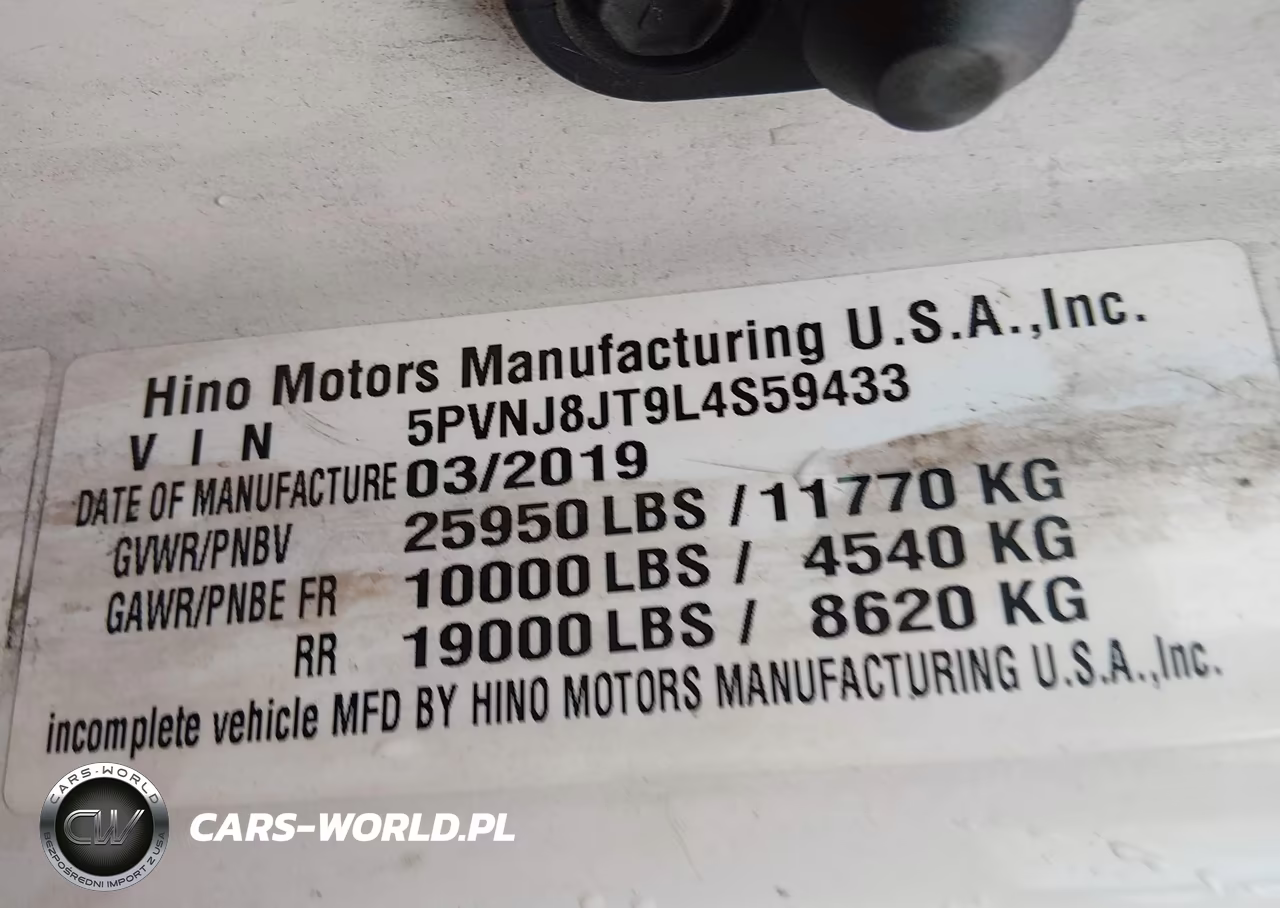 2020 HINO 258-268 VIN:5PVNJ8JT9L4S59433 - 8