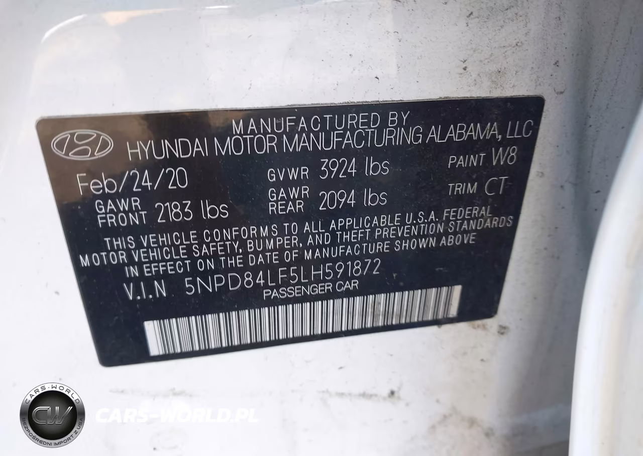 2020 Hyundai Elantra Sel VIN:5NPD84LF5LH591872 - 9