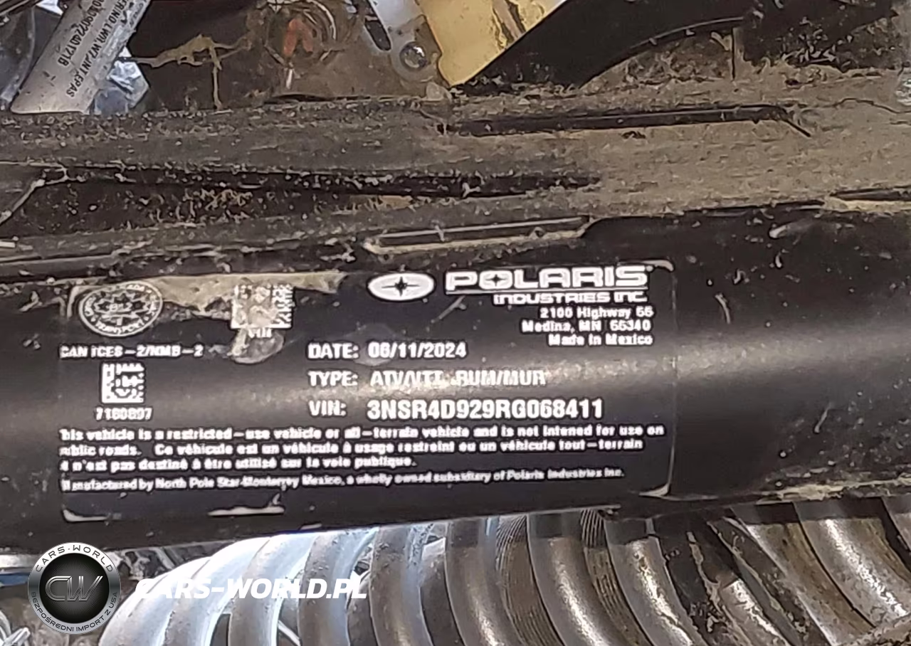 2024 Polaris Rzr Pro Xp 4 Ultimate VIN:3NSR4D929RG068411 - 10