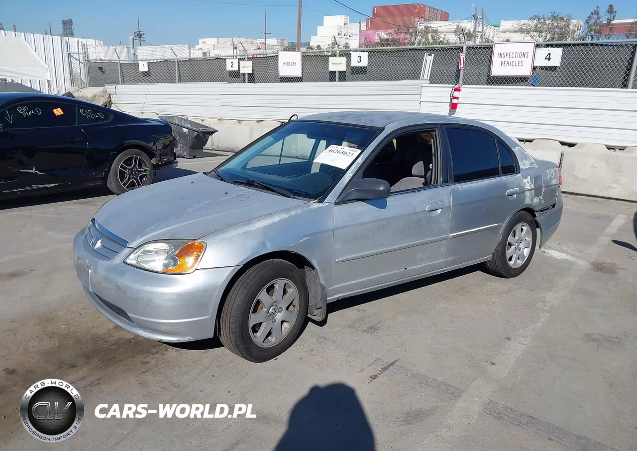 2002 Honda Civic Lx VIN:2HGES16562H585000 - 2
