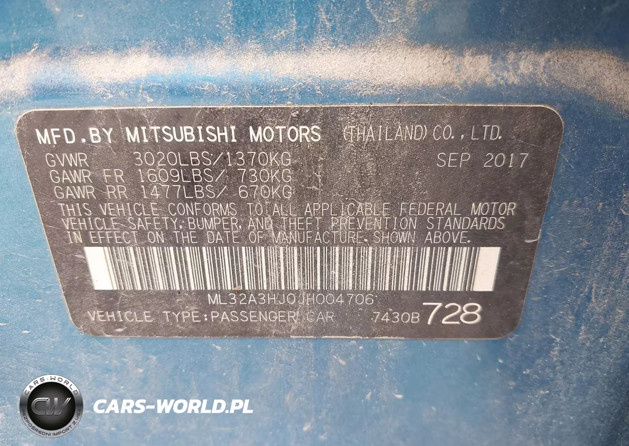 2018 Mitsubishi Mirage Es VIN:ML32A3HJ0JH004706 - 9