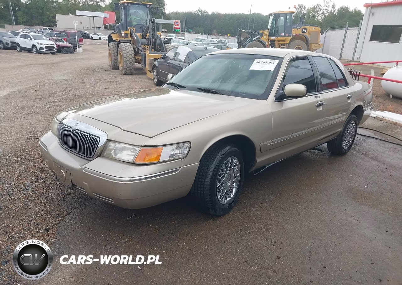 2000 Mercury Grand Marquis Gs VIN:2MEFM74W9YX724139 - 2