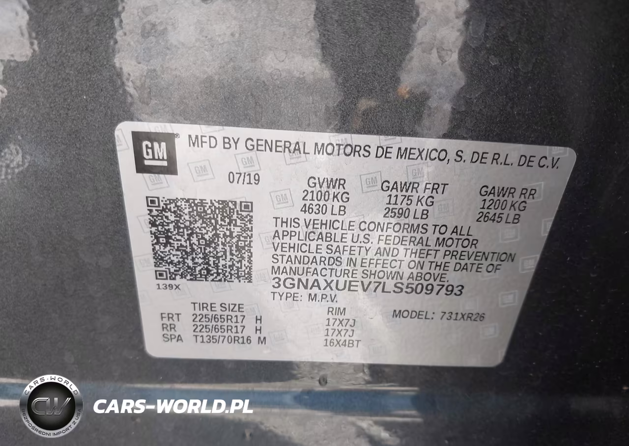 2020 Chevrolet Equinox Awd Lt 1.5L Turbo VIN:3GNAXUEV7LS509793 - 9