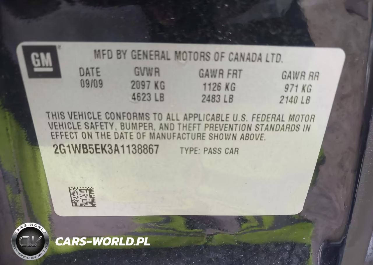 2010 Chevrolet Impala Lt VIN:2G1WB5EK3A1138867 - 9