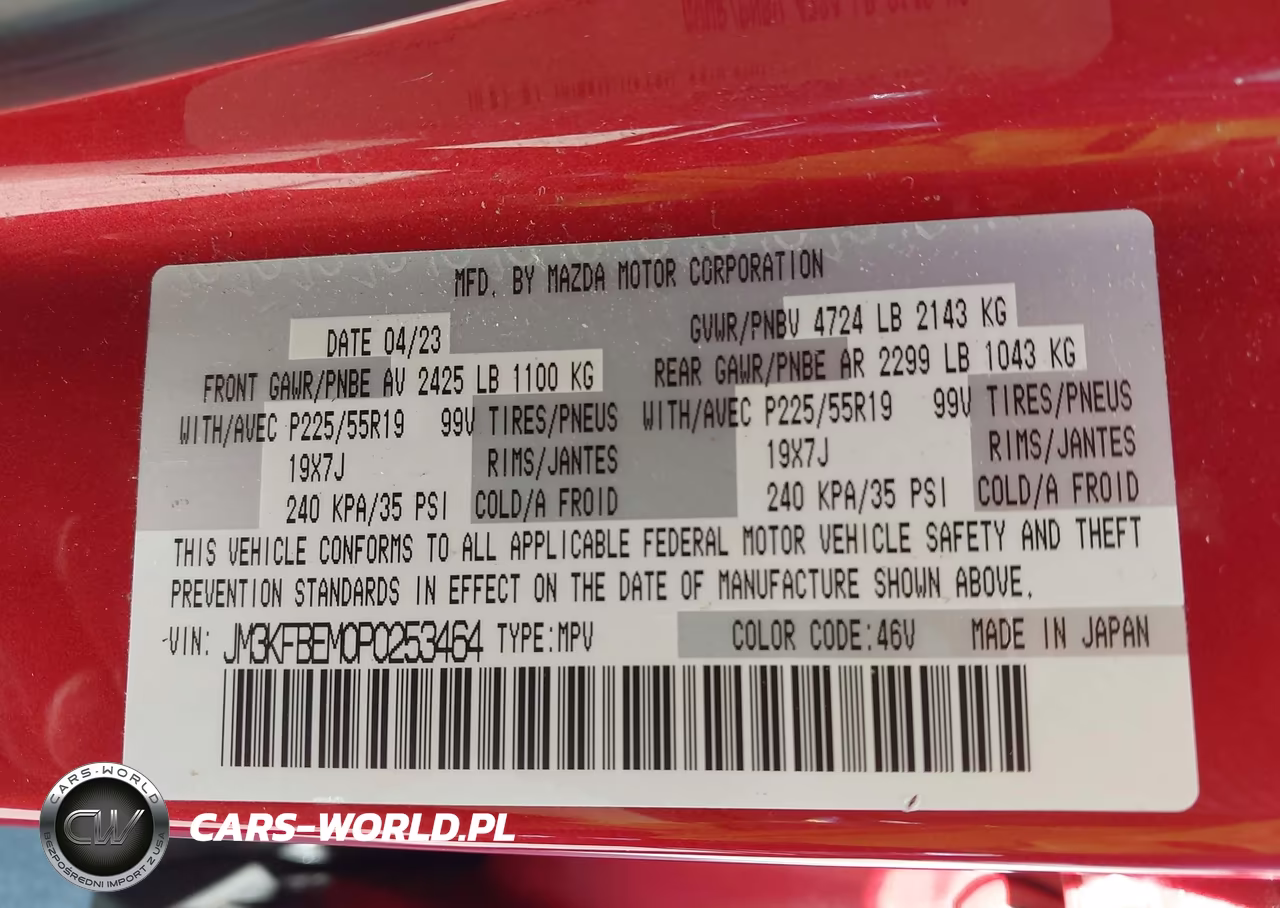 2023 Mazda Cx-5 2.5 S Premium Plus VIN:JM3KFBEM0P0253464 - 9