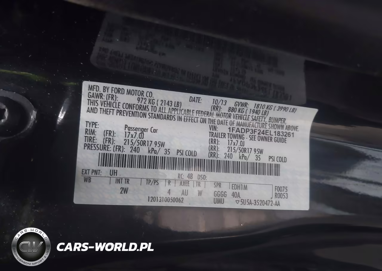2014 Ford Focus Se VIN:1FADP3F24EL183261 - 9