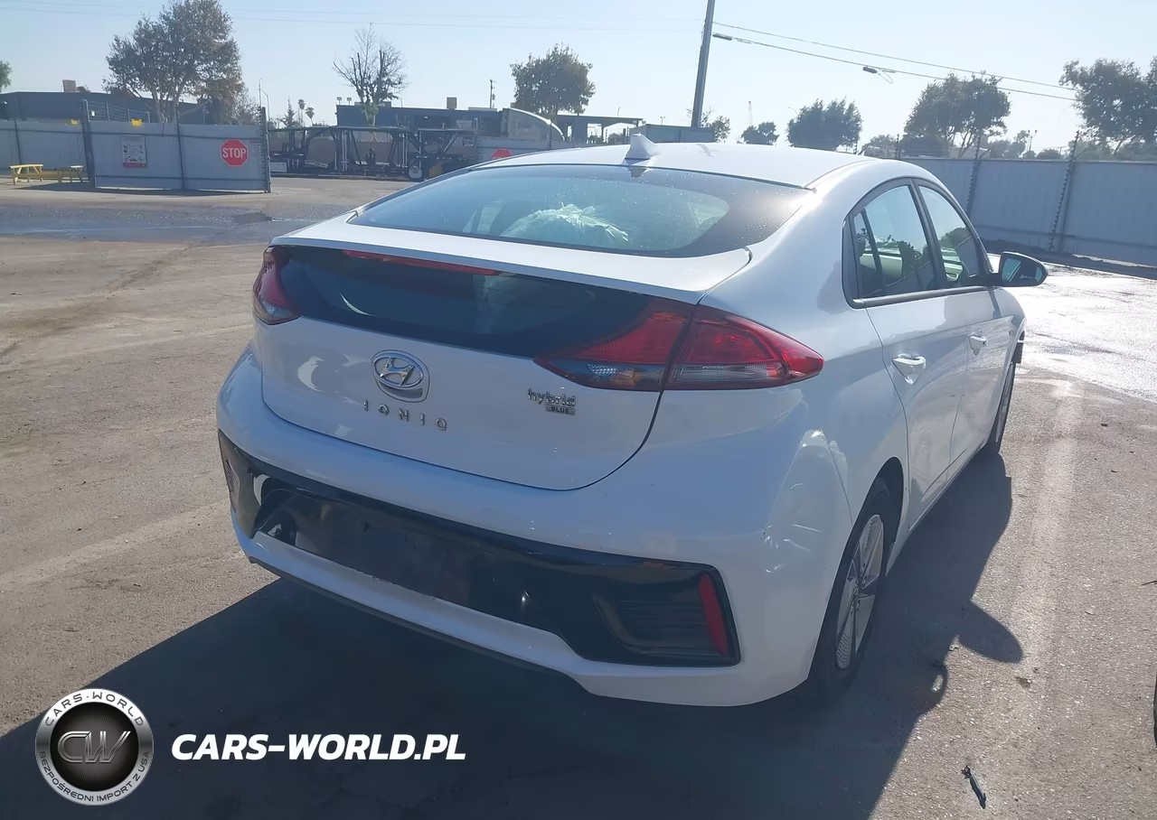 2019 Hyundai Ioniq Hybrid Blue VIN:KMHC65LC1KU131380 - 4