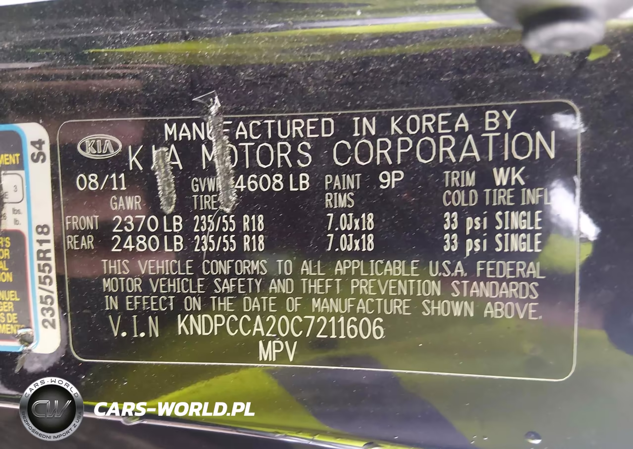 2012 Kia Sportage Ex VIN:KNDPCCA20C7211606 - 9
