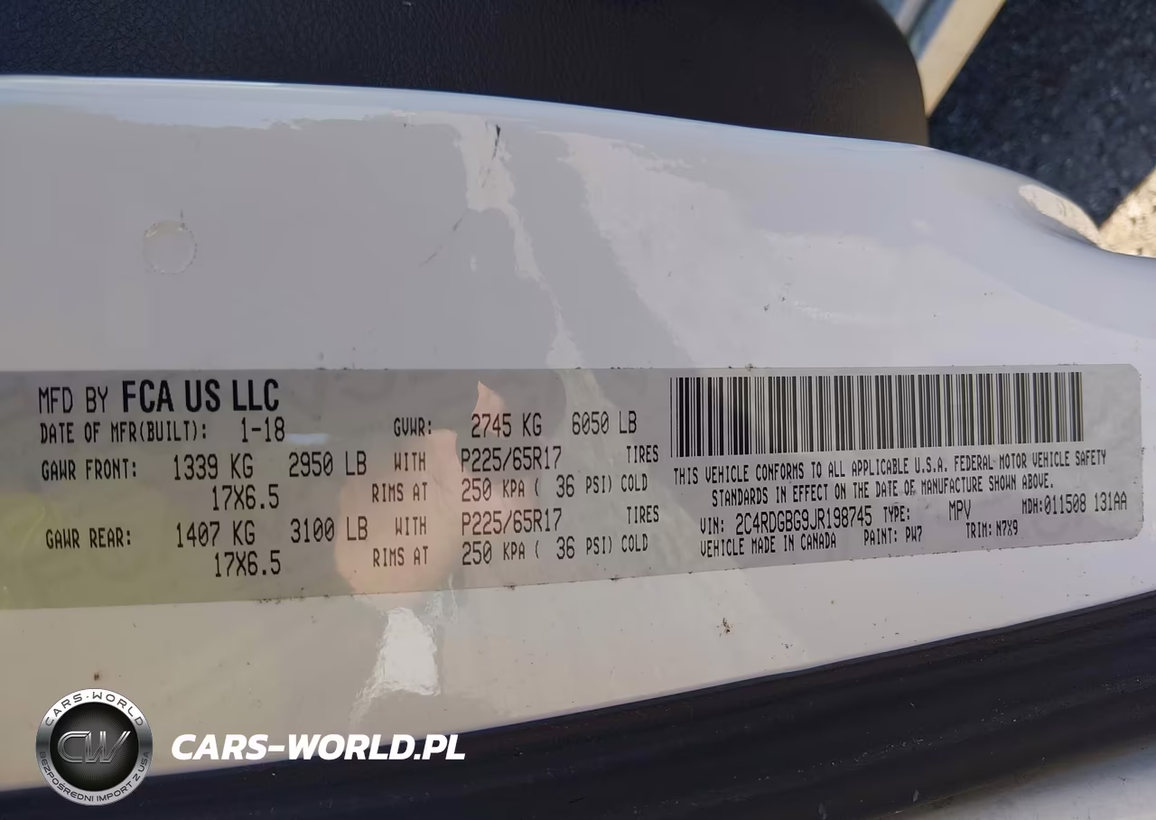 2018 Dodge Grand Caravan Se Plus VIN:2C4RDGBG9JR198745 - 9
