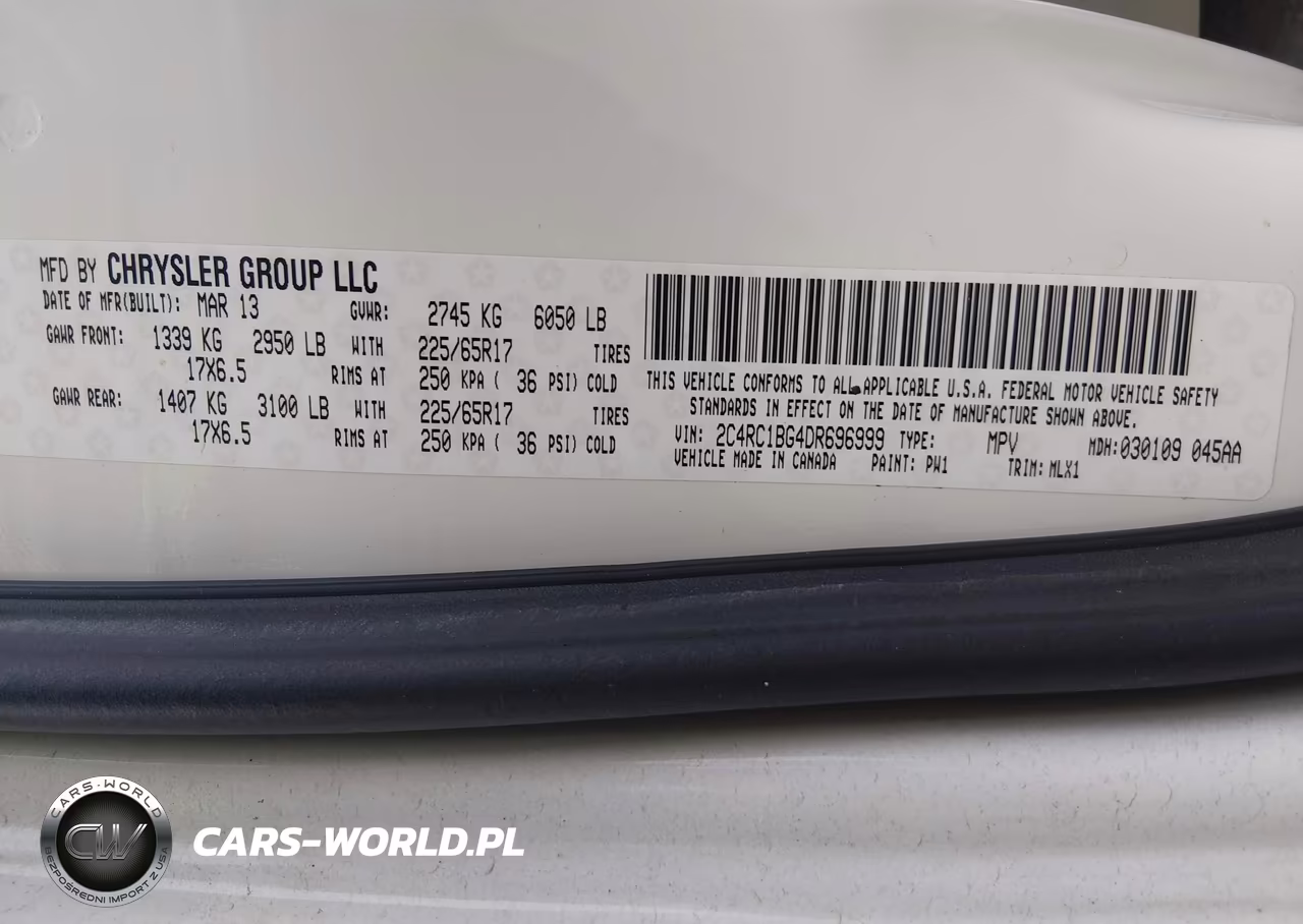 2013 Chrysler Town & Country Touring VIN:2C4RC1BG4DR696999 - 9