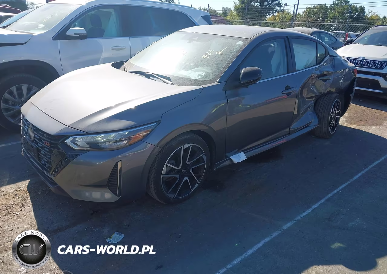 2025 Nissan Sentra Sr VIN:3N1AB8DV3SY317396 - 2