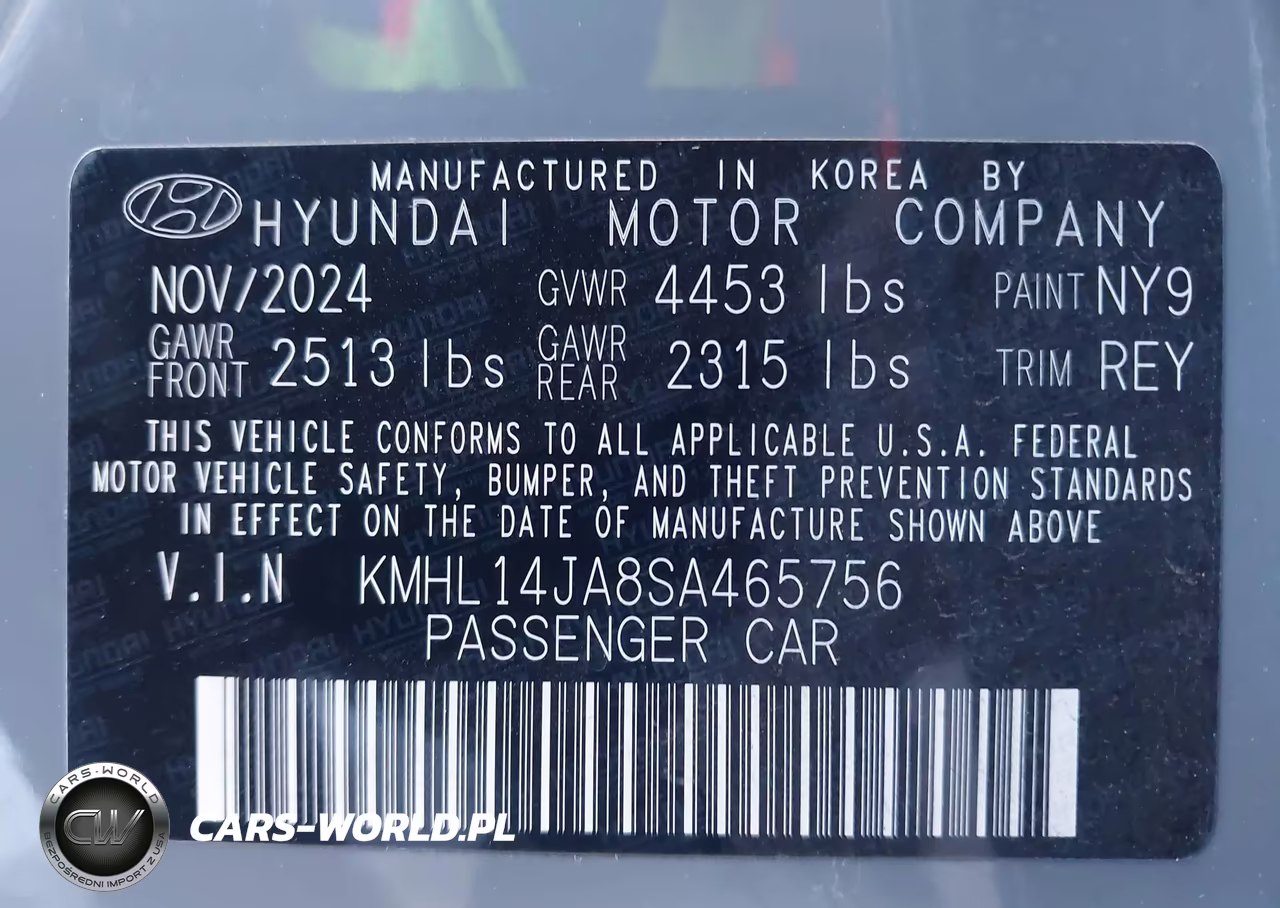 2025 Hyundai Sonata Sel Convenience VIN:KMHL14JA8SA465756 - 9