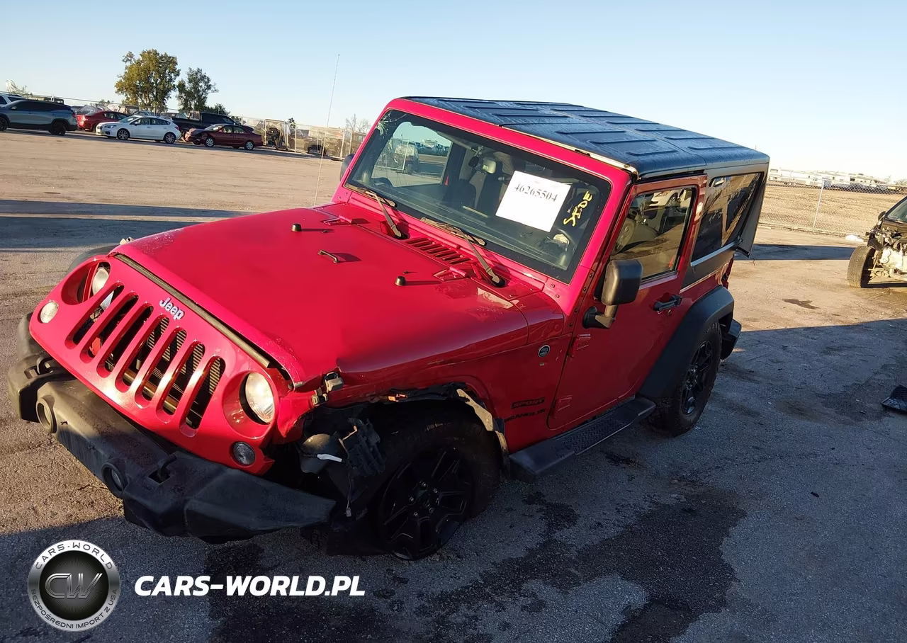 2014 Jeep Wrangler Sport VIN:1C4AJWAG8EL121767 - 2