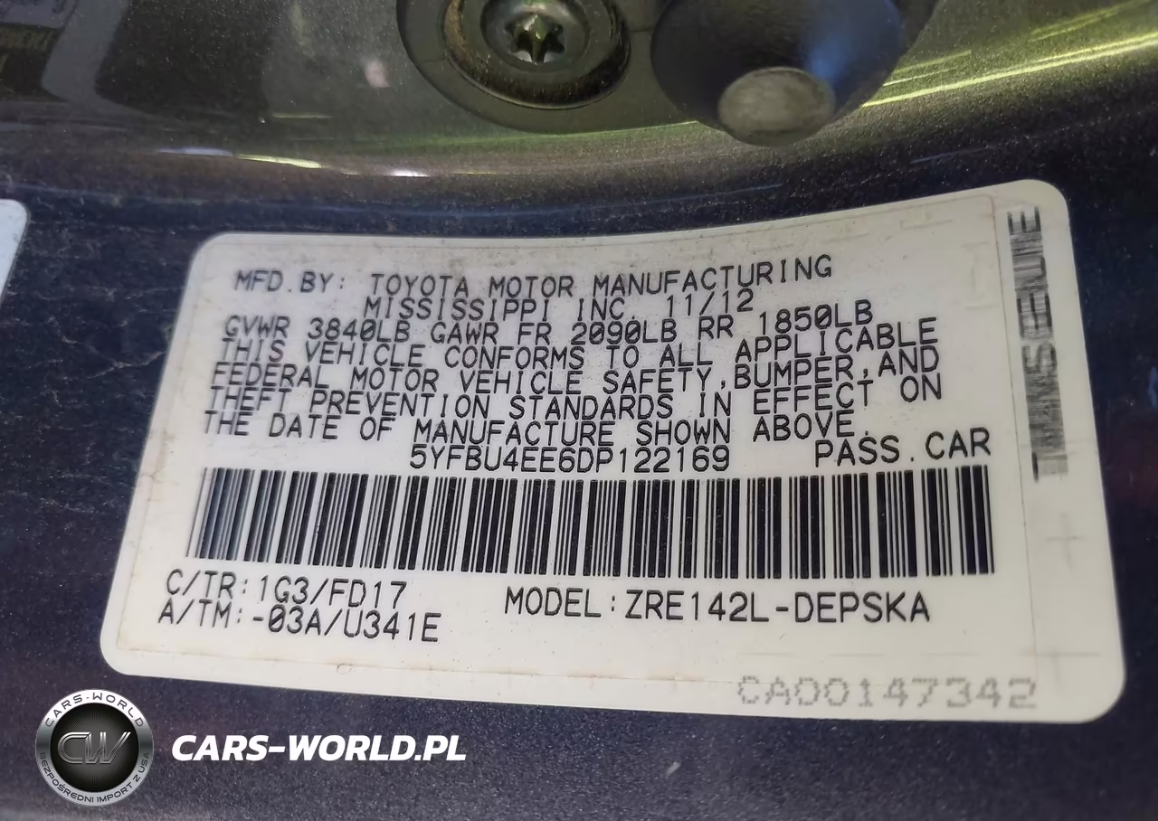2013 Toyota Corolla S VIN:5YFBU4EE6DP122169 - 9