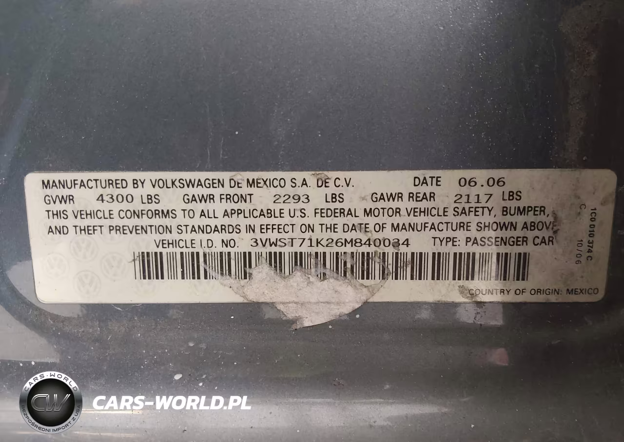 2006 Volkswagen Jetta Tdi VIN:3VWST71K26M840034 - 9