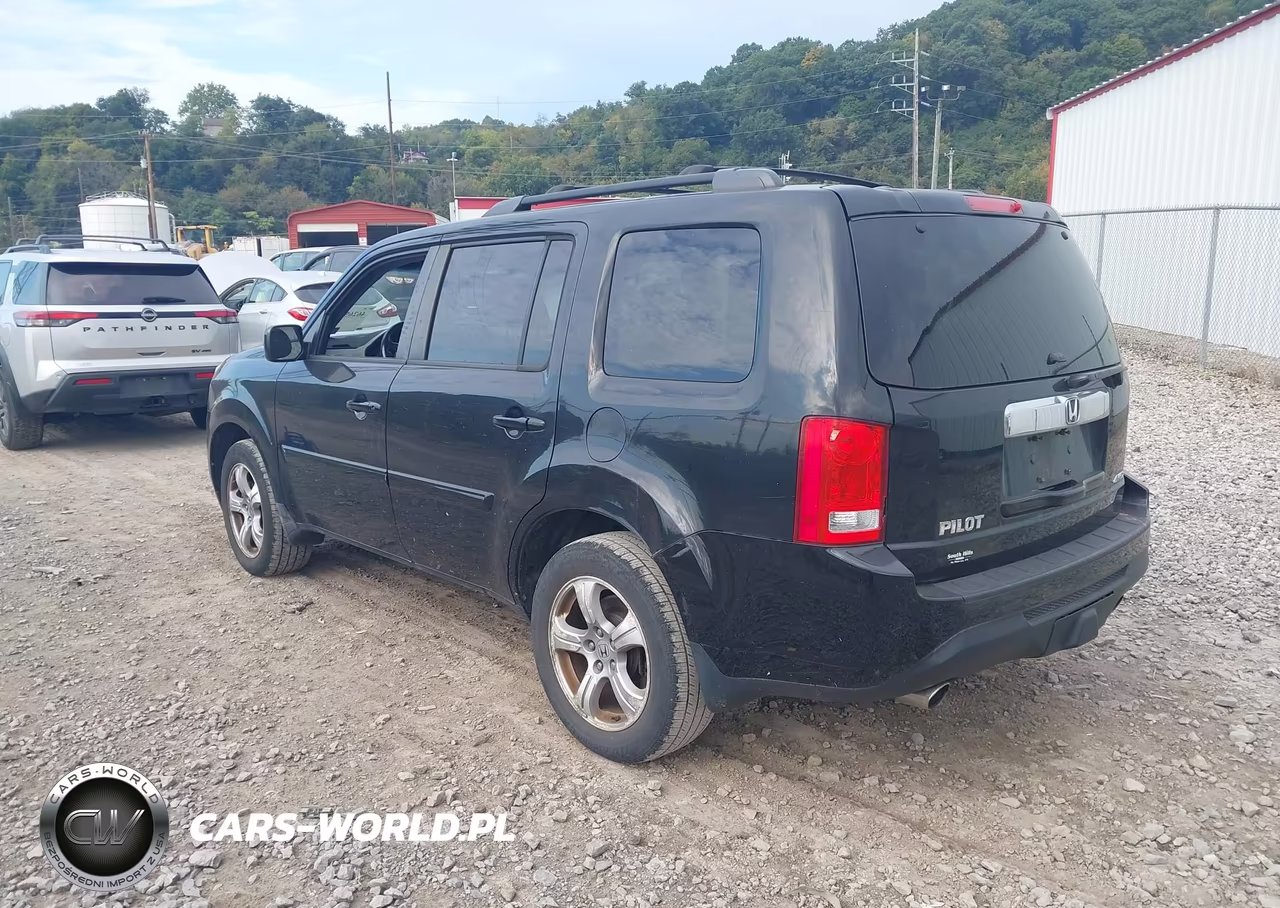 2012 Honda Pilot Ex-L VIN:5FNYF4H68CB045937 - 3