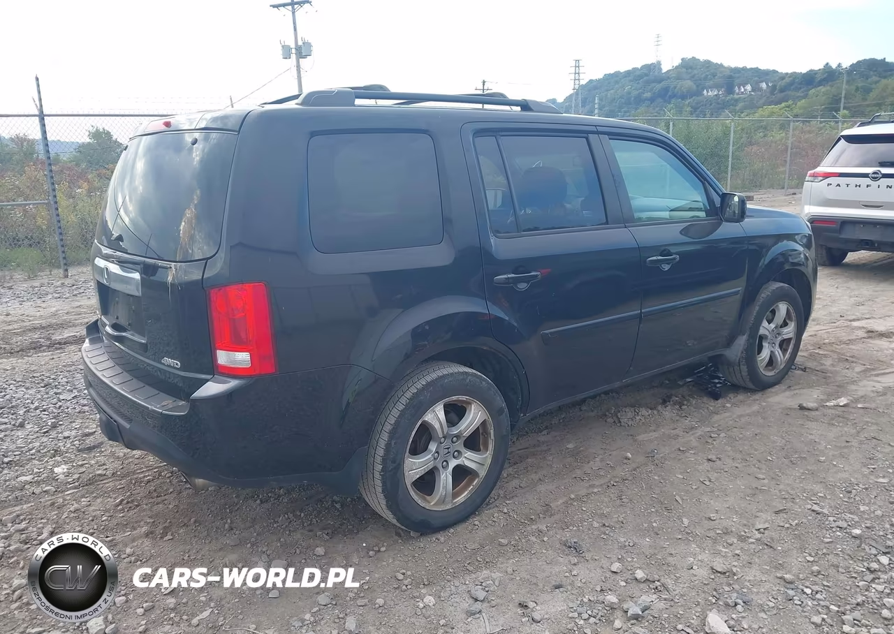 2012 Honda Pilot Ex-L VIN:5FNYF4H68CB045937 - 4