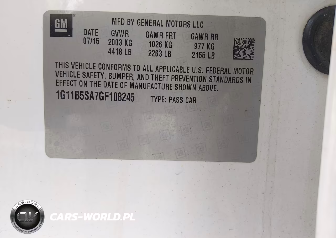 2016 Chevrolet Malibu Limited Ls VIN:1G11B5SA7GF108245 - 9