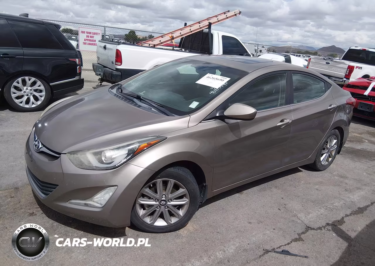 2015 Hyundai Elantra Se VIN:5NPDH4AEXFH610706 - 2