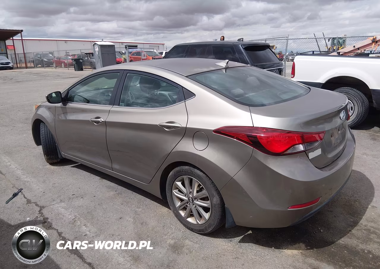 2015 Hyundai Elantra Se VIN:5NPDH4AEXFH610706 - 3