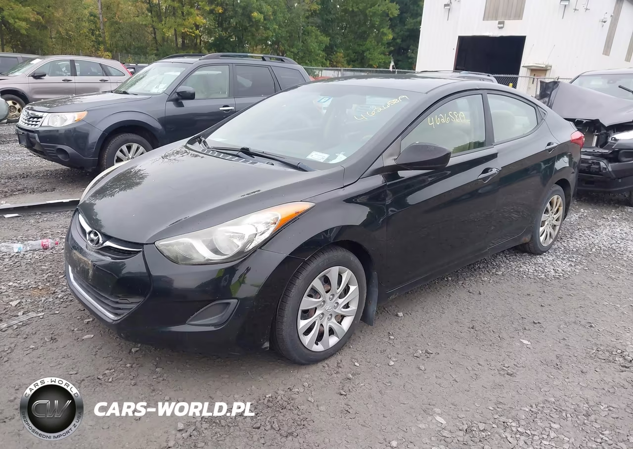 2012 Hyundai Elantra Gls VIN:5NPDH4AE8CH116811 - 2