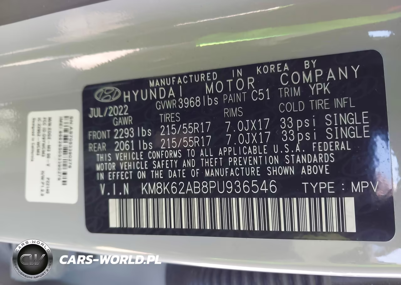 2023 Hyundai Kona Sel VIN:KM8K62AB8PU936546 - 9