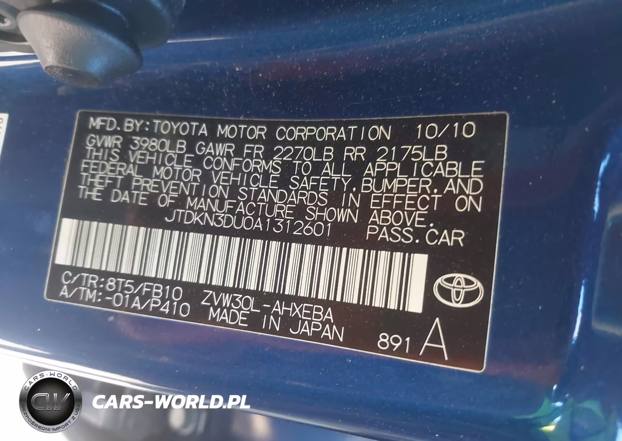 2010 Toyota Prius Ii VIN:JTDKN3DU0A1312601 - 9