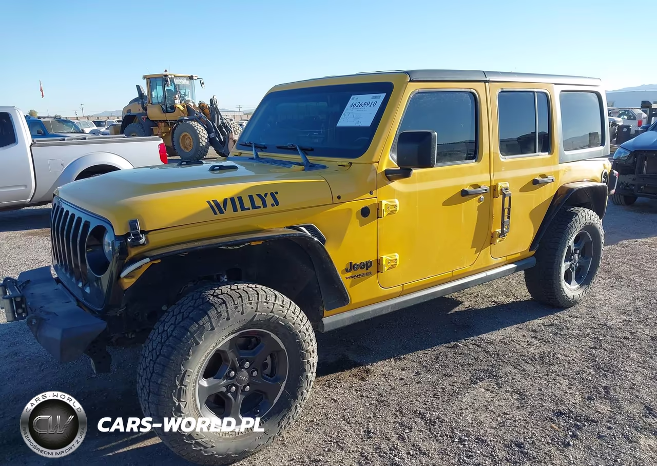 2020 Jeep Wrangler Unlimited Willys 4X4 VIN:1C4HJXDG9LW313047 - 2