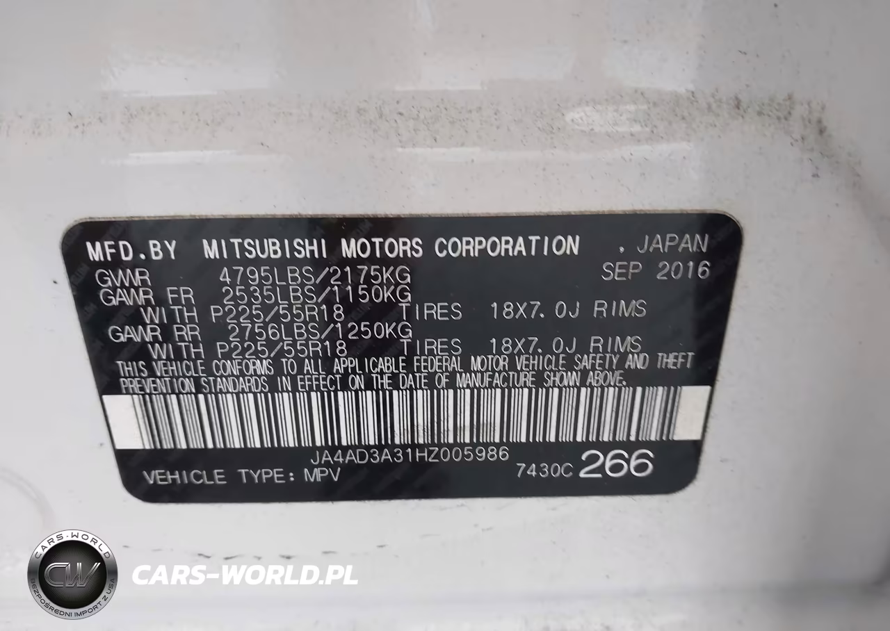2017 Mitsubishi Outlander Sel VIN:JA4AD3A31HZ005986 - 9