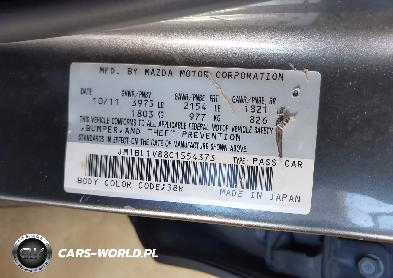 2012 Mazda Mazda3 I Touring VIN:JM1BL1V88C1554373 - 9