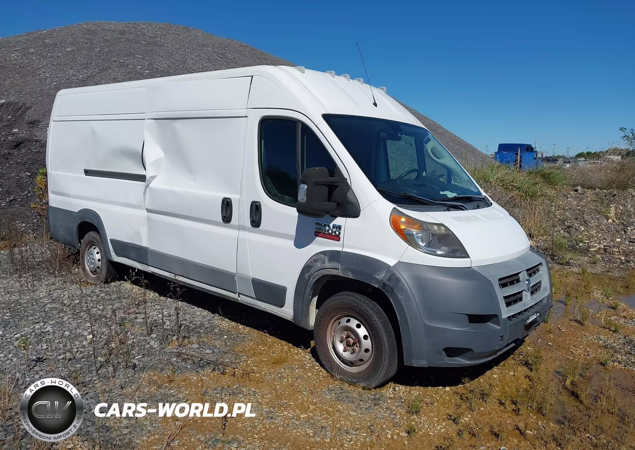 2017 Ram Promaster 3500 Cargo Van High Roof 159 Wb Ext VIN:3C6URVJGXHE551238 - 1