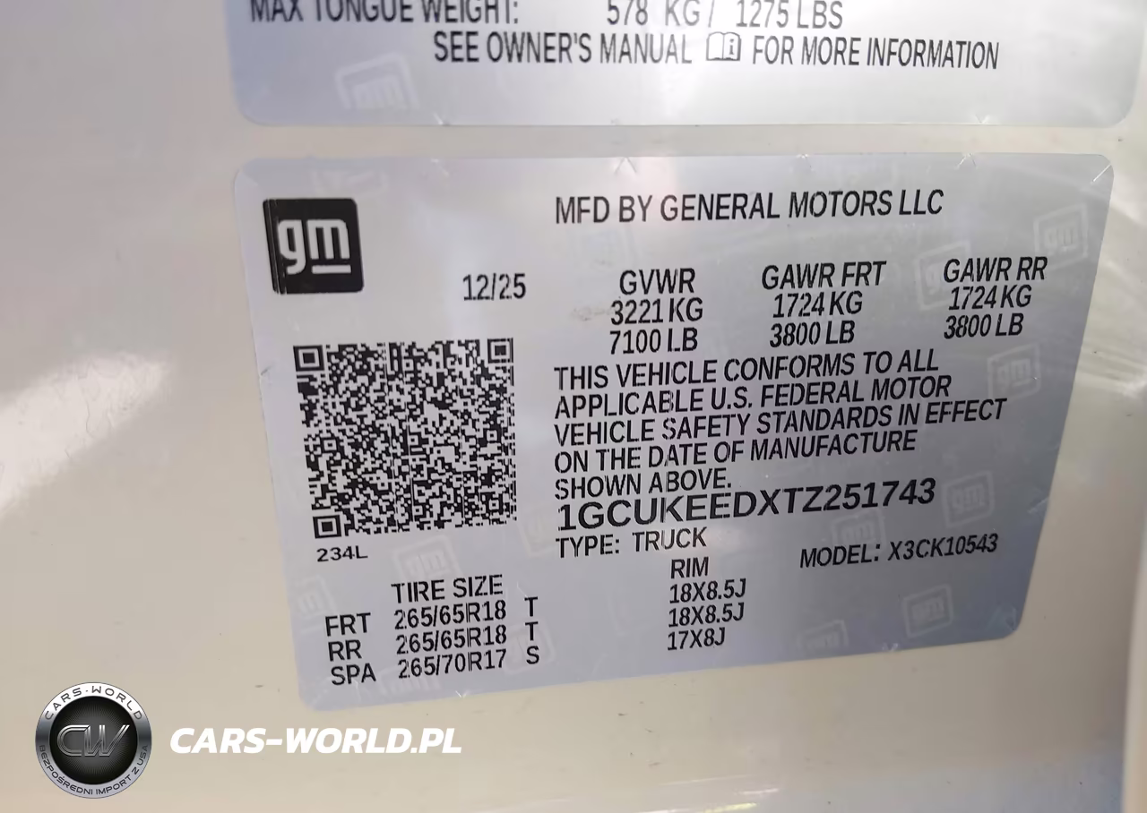 2026 Chevrolet Silverado 1500 4Wd Short Bed Rst VIN:1GCUKEEDXTZ251743 - 9