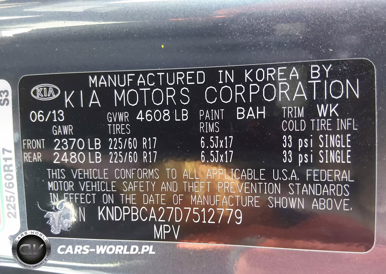 2013 Kia Sportage Lx VIN:KNDPBCA27D7512779 - 9
