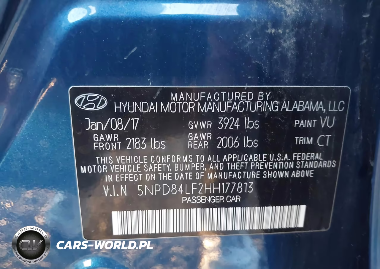 2017 Hyundai Elantra Value Edition VIN:5NPD84LF2HH177813 - 9