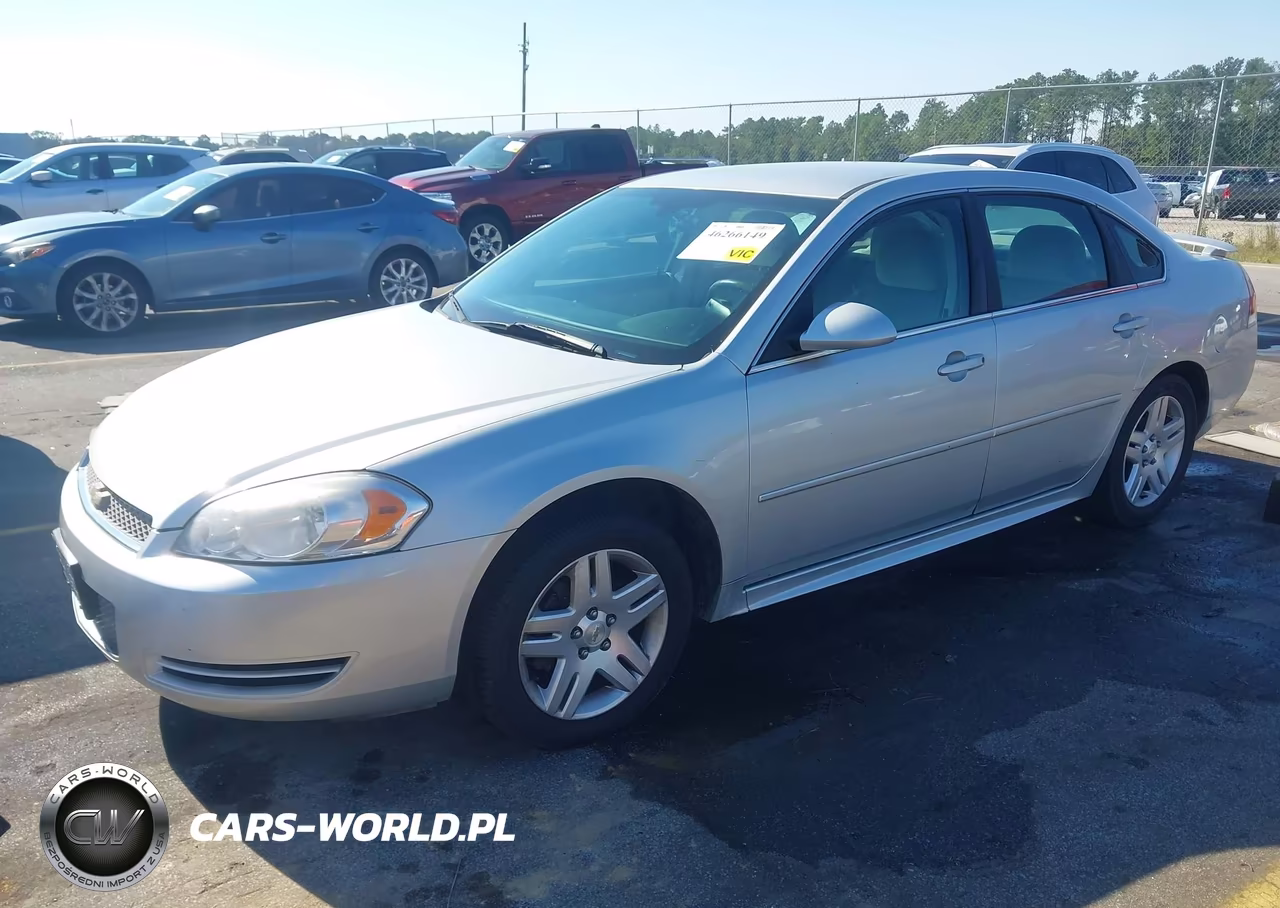 2012 Chevrolet Impala Lt Fleet VIN:2G1WG5E35C1101302 - 2